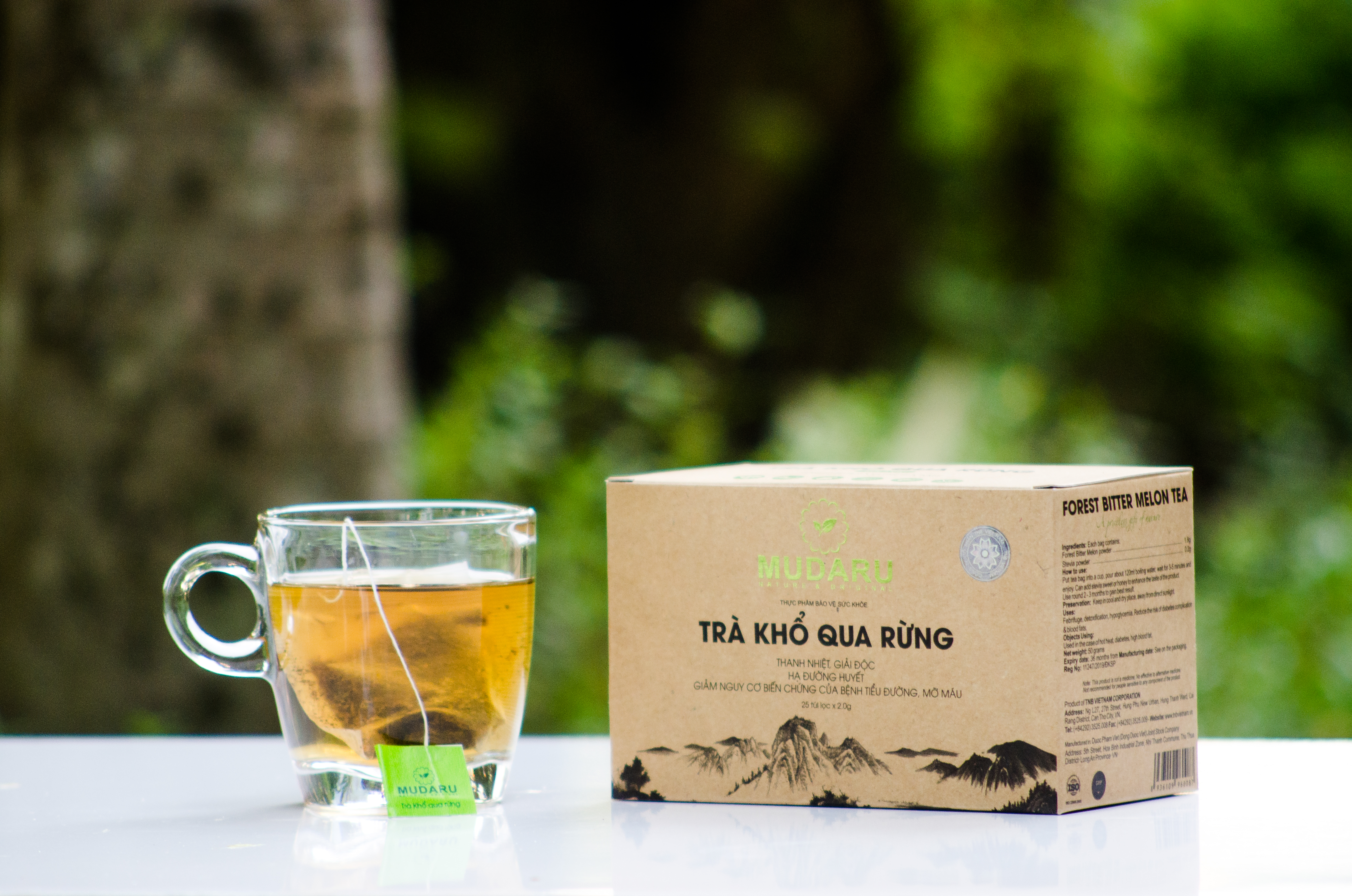Trà khổ qua rừng Mudaru, Hộp 25 túi